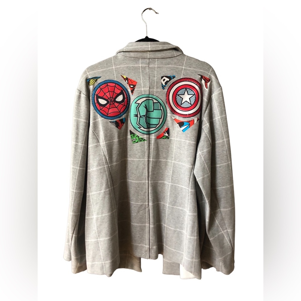 Custom Marvel Comics Soft Cotton Blazer Women’s XXL